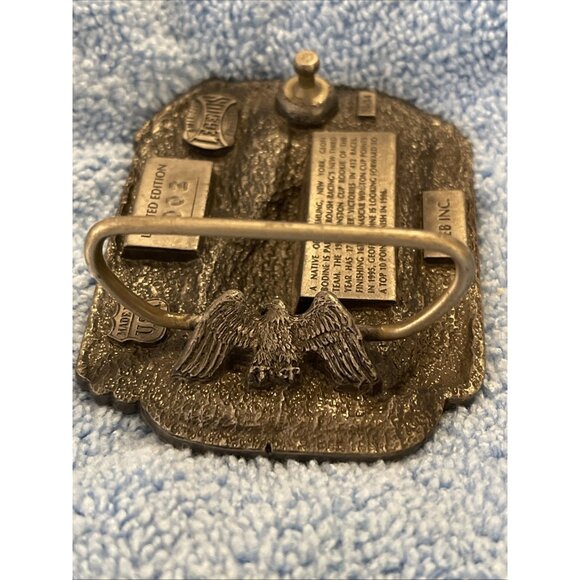 VINTAGE NASCAR GEOFF BODINE 7 LIMITED EDITION 002‎ BELT BUCKLE AMERICAN LEGENDS - Picture 6 of 10